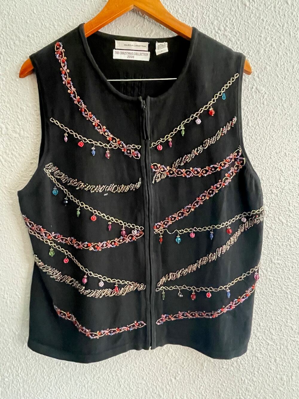 Marisa Christina 2006 Women's Christmas Vest Size Medium